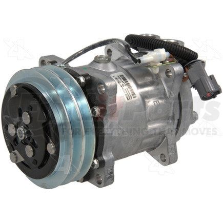 68576 by FOUR SEASONS - New Sanden/Sankyo SD7H15 Compressor w/ Clutch