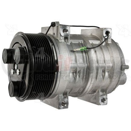 68634 by FOUR SEASONS - New York-Diesel Kiki-Zexel-Seltec TM16 Compressor w/ Clutch