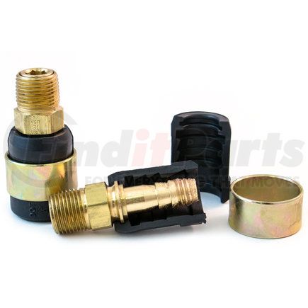 31402B by TRAMEC SLOAN - Quick-Fix Kit, for 3/8 Hose with 3/8 Fittings and Brass Barb