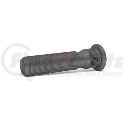 100243 by CONMET - Wheel Hub Stud - Left, 1-1/8 in. x 4.83 in., Style 'G', Bus Stud, Serrated Shank