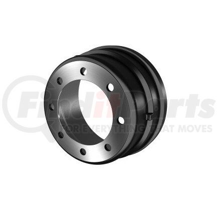 107861 by CONMET - Brake Drum - Front, Full Cast, 15.0 in. dia. x 5.0 in. Width, 8-Bolt Holes
