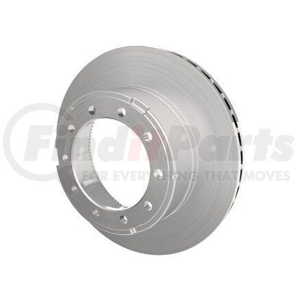 10030921 by CONMET - Disc Brake Rotor Kit - 381 mm. Rotor, Hat, Front and Drive, for Medium Duty, Freightliner/Thomas Built Buses