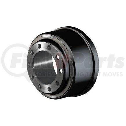 10037815 by CONMET - Brake Drum - Front, TruTurn Lite, 16.5 in. dia. x 5 in. Width, 10-Bolt Holes