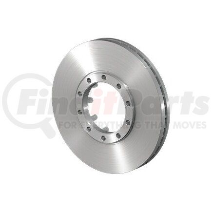 10041215 by CONMET - Disc Brake Rotor Kit - 410 mm. Rotor, Flat, Front, for Heavy Duty, Volvo/Mack