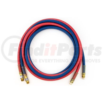 BR455180SET by TRAMEC SLOAN - 3/8 X 15' BLUE AND RED HOSE WITH 1/2 FITTINGS SET