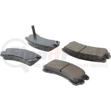 105.04010 by CENTRIC - Posi Quiet Ceramic Brake Pads with Shims and Hardware