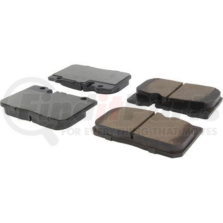 Centric 105.06650 Disc Brake Pad Set Posi Quiet Ceramic Brake Pads with Shims and Hardware