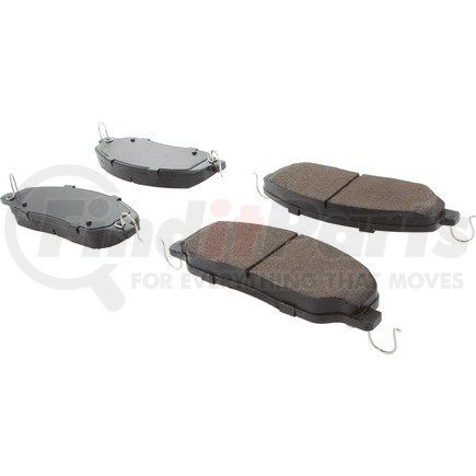 105.10810 by CENTRIC - Posi Quiet Ceramic Brake Pads with Shims and Hardware