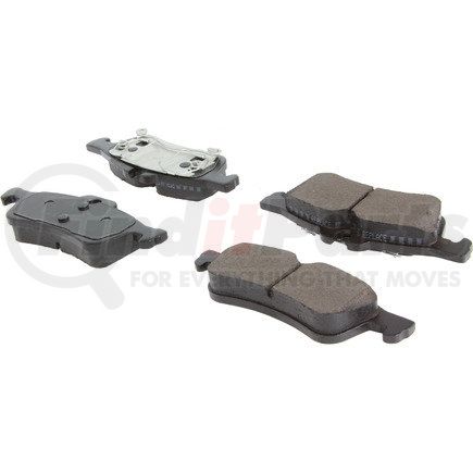 105.10600 by CENTRIC - Posi Quiet Ceramic Brake Pads with Shims and Hardware