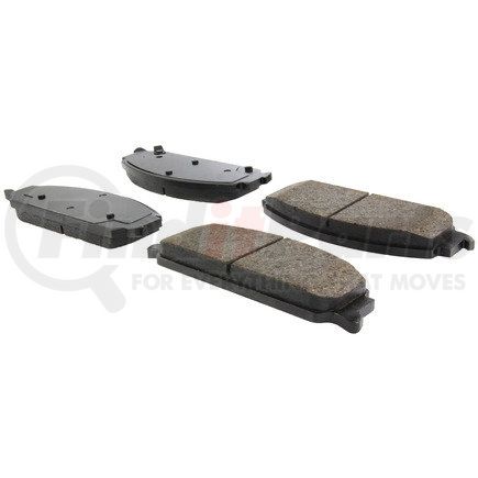 Centric 105.13510 Disc Brake Pad Set Posi Quiet Ceramic Brake Pads with Shims and Hardware