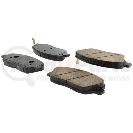 105.13850 by CENTRIC - Posi Quiet Ceramic Brake Pads with Shims and Hardware