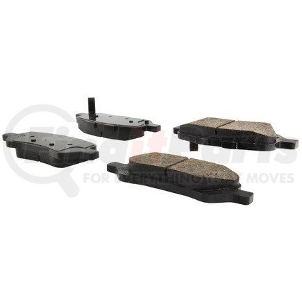 Centric 105.14020 Disc Brake Pad Set Posi Quiet Ceramic Brake Pads with Shims and Hardware