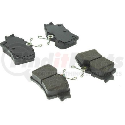 106.06270 by CENTRIC - Posi Quiet Extended Wear Brake Pads with Shims and Hardware