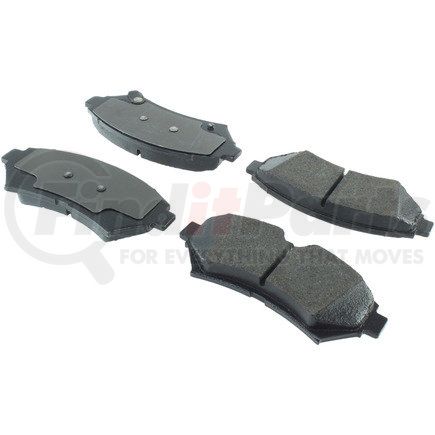 106.07530 by CENTRIC - Posi Quiet Extended Wear Brake Pads with Shims and Hardware