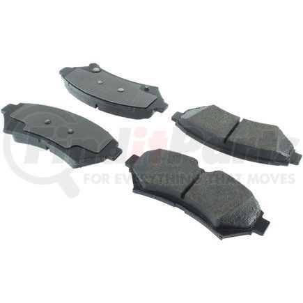 Centric 106.07530 Disc Brake Pad Set Posi Quiet Extended Wear Brake Pads with Shims and Hardware