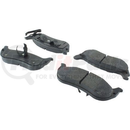 106.09980 by CENTRIC - Posi Quiet Extended Wear Brake Pads with Shims and Hardware