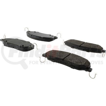 106.10810 by CENTRIC - Posi Quiet Extended Wear Brake Pads with Shims and Hardware