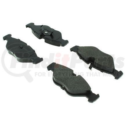 104.04030 by CENTRIC - Posi Quiet Semi-Metallic Brake Pads with Hardware