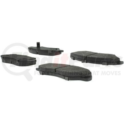 104.07740 by CENTRIC - Posi Quiet Semi-Metallic Brake Pads with Hardware