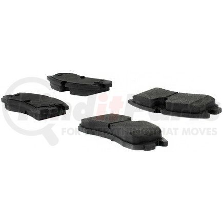 104.07540 by CENTRIC - Posi Quiet Semi-Metallic Brake Pads with Hardware