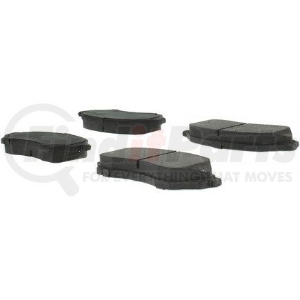 104.07980 by CENTRIC - Posi Quiet Semi-Metallic Brake Pads with Hardware