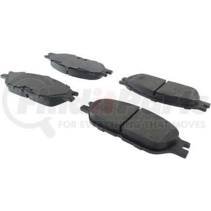 104.08030 by CENTRIC - Posi Quiet Semi-Metallic Brake Pads with Hardware