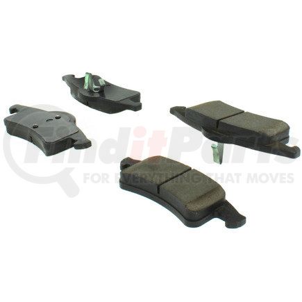 104.07910 by CENTRIC - Posi Quiet Semi-Metallic Brake Pads with Hardware