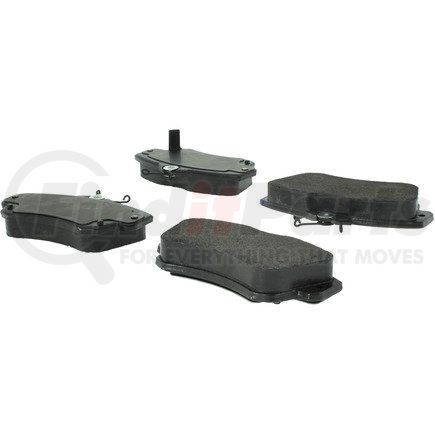 104.08410 by CENTRIC - Posi Quiet Semi-Metallic Brake Pads with Hardware