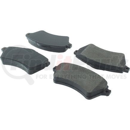 104.09260 by CENTRIC - Posi Quiet Semi-Metallic Brake Pads with Hardware