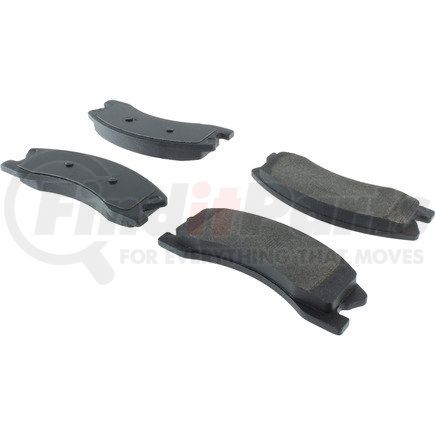104.09450 by CENTRIC - Posi Quiet Semi-Metallic Brake Pads with Hardware