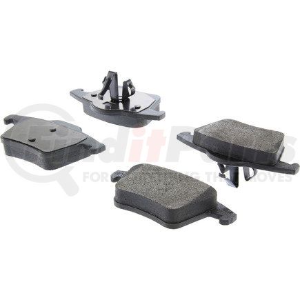 104.09800 by CENTRIC - Posi Quiet Semi-Metallic Brake Pads with Hardware