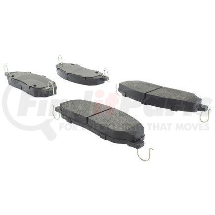Centric 104.10810 Disc Brake Pad Set Posi Quiet Semi-Metallic Brake Pads with Hardware