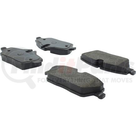 104.13080 by CENTRIC - Posi Quiet Semi-Metallic Brake Pads with Hardware