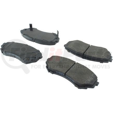 104.13310 by CENTRIC - Posi Quiet Semi-Metallic Brake Pads with Hardware