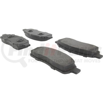 104.13920 by CENTRIC - Posi Quiet Semi-Metallic Brake Pads with Hardware