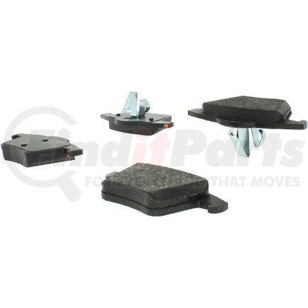 102.09800 by CENTRIC - C-Tek Semi-Metallic Brake Pads with Shims