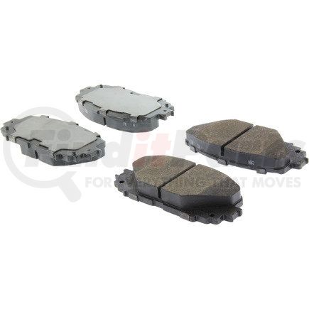 102.16280 by CENTRIC - C-Tek Semi-Metallic Brake Pads with Shims