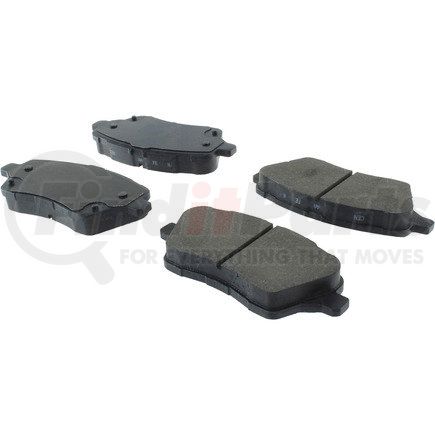 102.17300 by CENTRIC - C-Tek Semi-Metallic Brake Pads with Shims
