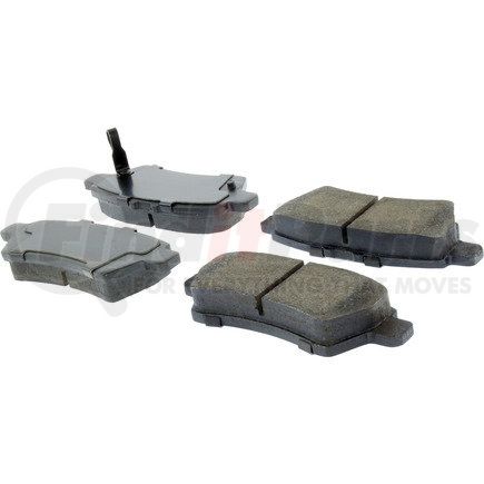 10511010 by CENTRIC - Posi Quiet Ceramic Brake Pads with Shims and Hardware