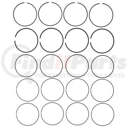 42141CP.020 by MAHLE - Engine Piston Ring Set
