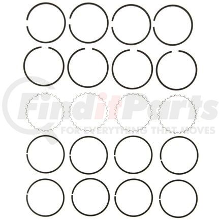 4007 by MAHLE - Engine Piston Ring Set