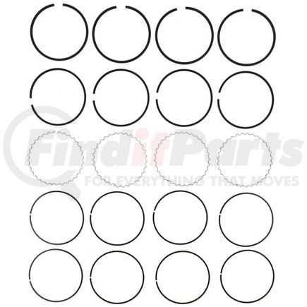Mahle 41585 Engine Piston Ring Set Engine Piston Ring Set