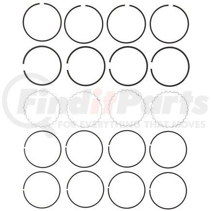 41618 by MAHLE - Engine Piston Ring Set