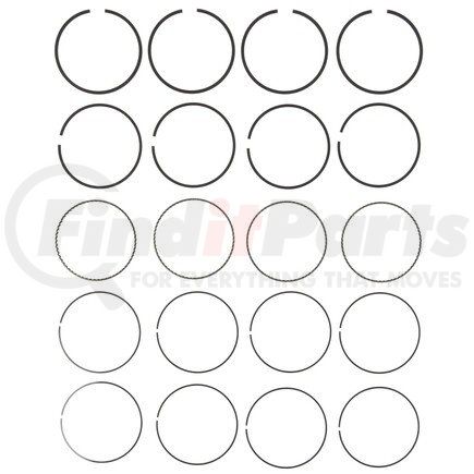 Mahle 41692 Engine Piston Ring Set Engine Piston Ring Set
