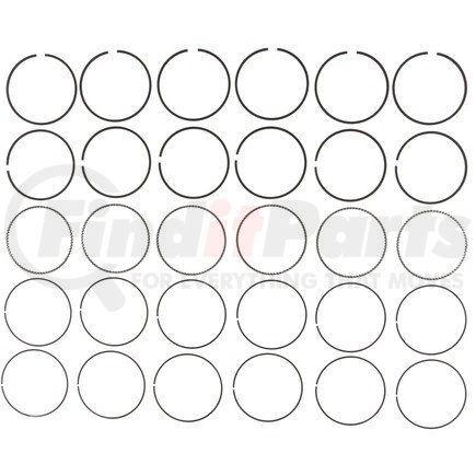 41786 by MAHLE - Engine Piston Ring Set