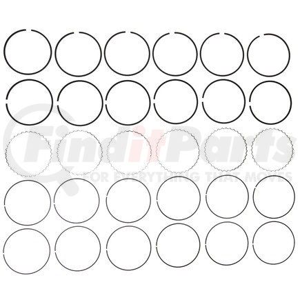 42001CP by MAHLE - Engine Piston Ring Set