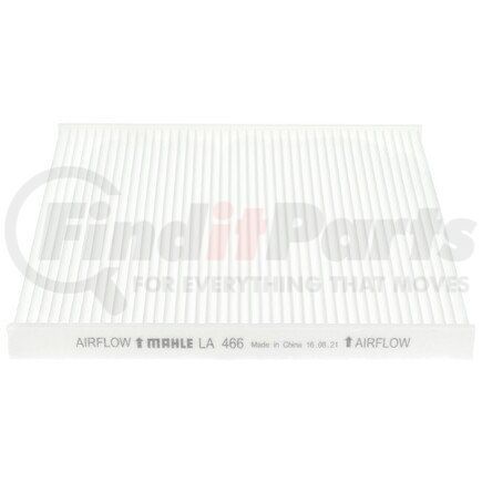 LA466 by MAHLE - Cabin Air Filter
