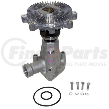 1250006 by GMB - Engine Water Pump with Fan Clutch