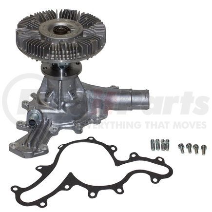 1250003 by GMB - Engine Water Pump with Fan Clutch