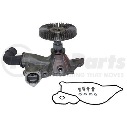 1250014 by GMB - Engine Water Pump with Fan Clutch